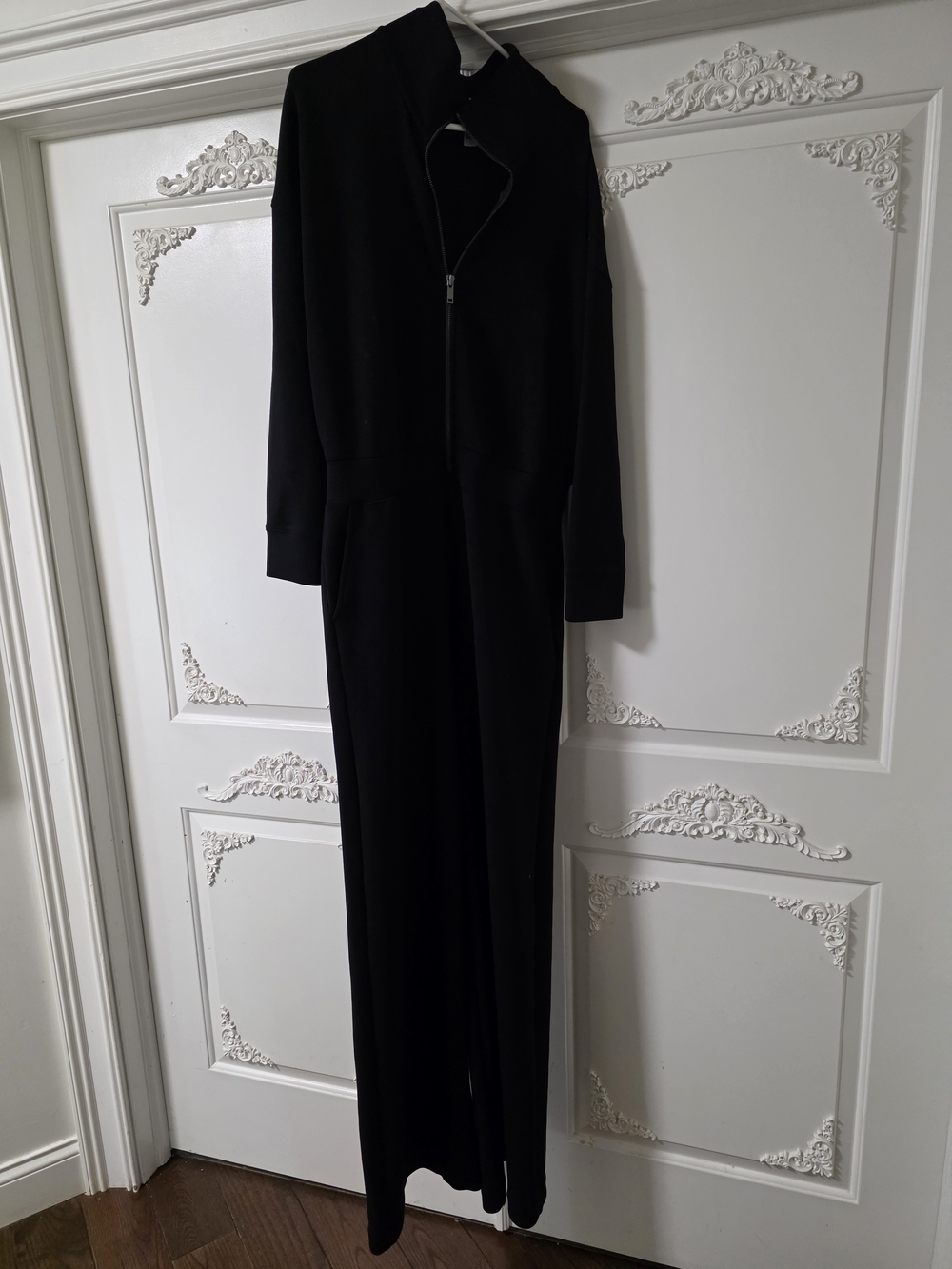 Women’s Black Zip-Front Jumpsuit